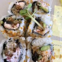 Dragon Roll · Shrimp Tempura, Eel & Avocado on Top