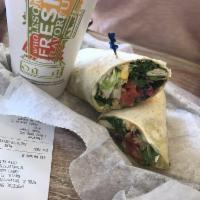 Hummus Veggie Wrap · 