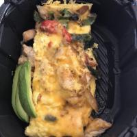 Chicken Fajita Omelet · 