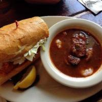 1/2 Poboy & Cup of Soup · 