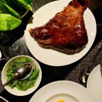 Confit and Roasted Milk-fed Pig's Head · 