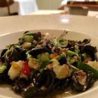 House-made Squid Ink Rigatoni · 