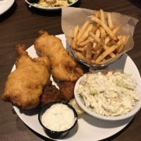 Beer-battered Fish and Chips · 