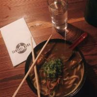 Seafood Curry Udon · 