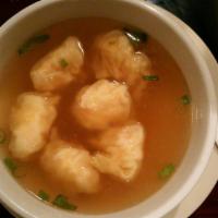 Shrimp Dumpling Soup · 