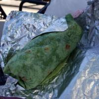 Spinach Wrap Burrito · 