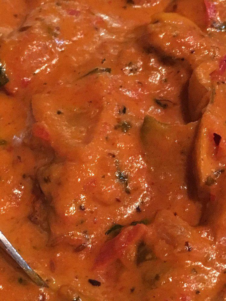 Chicken Tikka Masala · Charcoal cooked pieces of chicken in special creamy sauce.