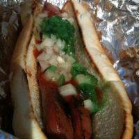 Chicago Vienna Beef Hot Dog · 