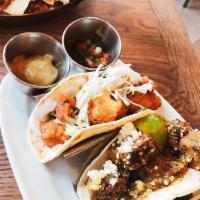Beer Battered Local Fish Taco · 