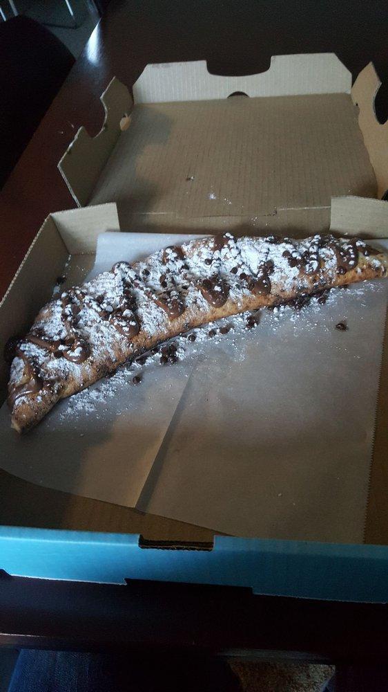 Nutella Calzone · Fried pizza filled with Nutella.
