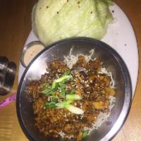 Mongolian Pork Lettuce Wraps · 
