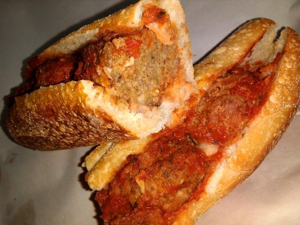 Home-made Meatball Sandwich · 