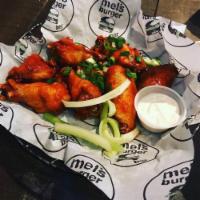 Buffalo Wings · with blue cheese