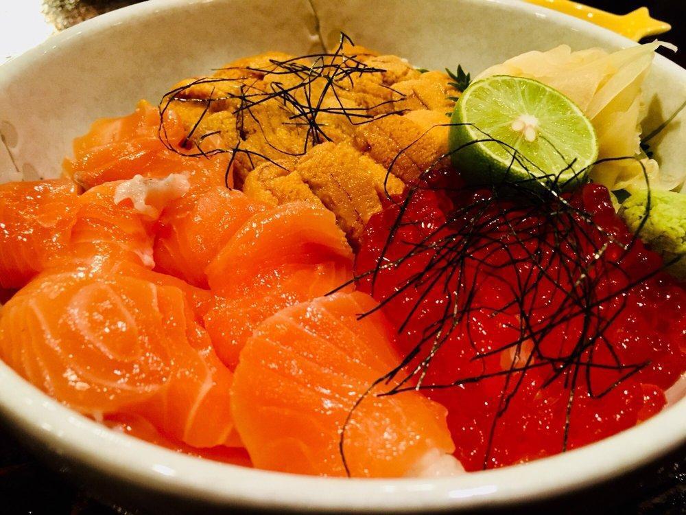Uni Don · Uni (sea urchin) from Maine and 2 items of your choice.