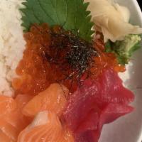 Ikura Don · Ikura (salmon roe) and 2 items of your choice.