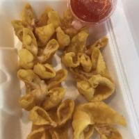 8 Piece Crab Rangoon · Fried wonton wrapper filled with crab and cream cheese.