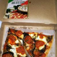 Eggplant Ricotta Pizza · 