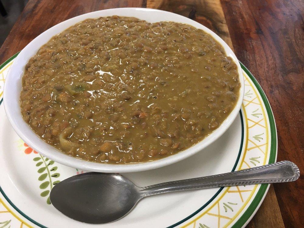 Indian Lentil Dal Curry Bowl Vegan Gluten Free · 