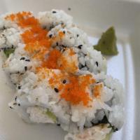 California Roll · Raw. Snow crab mix, cucumber, and avocado on the inside