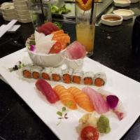 Sashimi Dinner · 24 pieces of chef's selected sashimi. Served with miso soup and salad.
* Raw - We are requir...