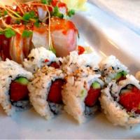 Spicy Tuna Roll · Spicy tuna with cucumber and avocado.