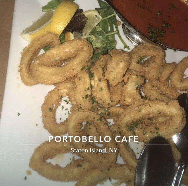 Large Fried Calamari · Served with a choice of zesty basil tomato sauce, a spicy Asian cherry pepper sauce or a tangy Buffalo-style and cayenne pepper sauce.