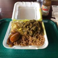 Curry Goat · Curry seasoned dish. 