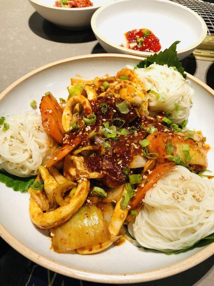 Marinated Squid and Noodle Salad · 