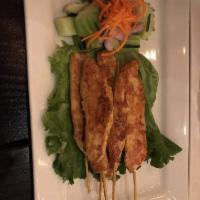 Chicken Satay · Five pieces. Grilled strips of chicken breast, curry, served with delicious peanut sauce and...