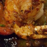 Jumbo Shrimp Fajitas · Roasted pepper and onion, served with rice and beans. Side of guacamole, pico de gallo, sour...
