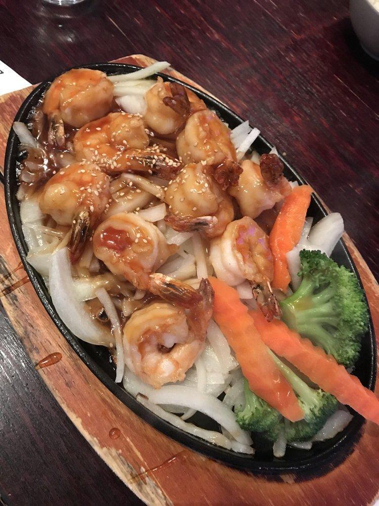 Shrimp Teriyaki · Served with white rice and miso soup or salad.