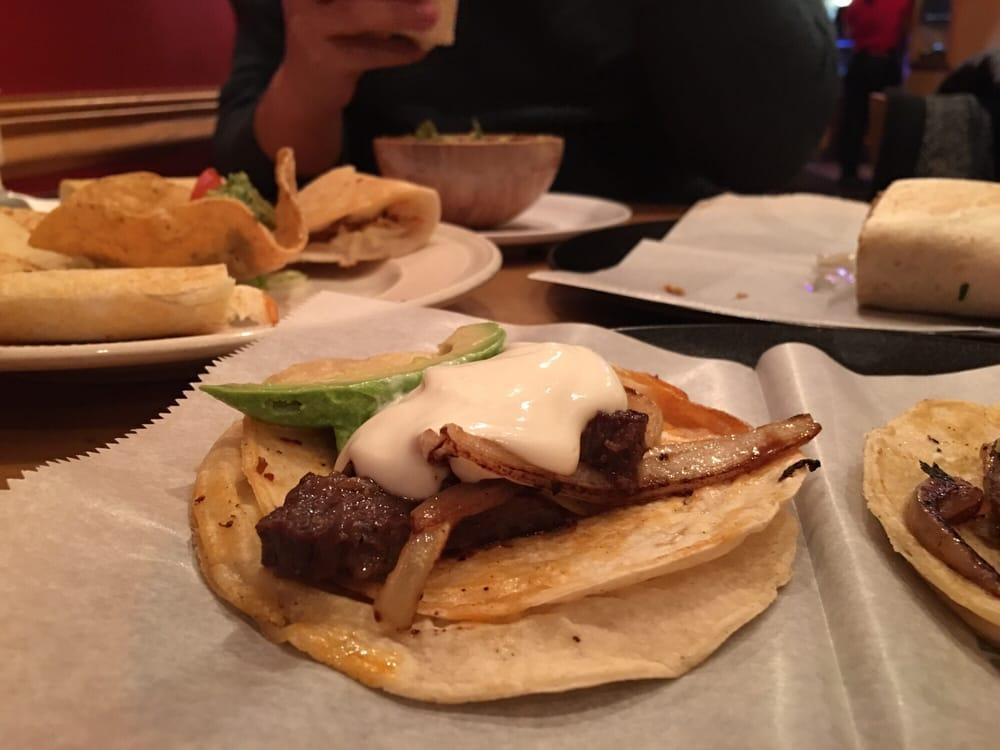 Taco Loco · Grilled steak, onions, avocado and grilled jalapenos in a corn tortilla.