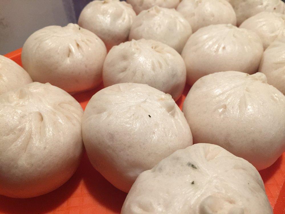 2 Piece Steamed Vegetable Buns · 
