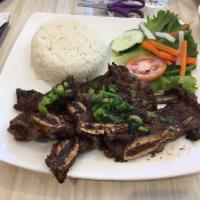 Korean Style Short Ribs with Rice · 
