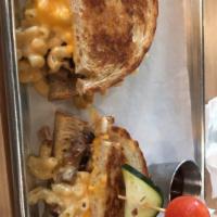Grilled Mac and Cheese Sandwich · Smoked Gouda, American, and mac and cheese. Or make it meaty with juicy, slow-cooked, smoked...