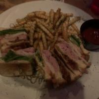 Chicken Avacado Club Sandwich · 