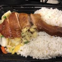 Soy Sauce Chicken Over Rice · 