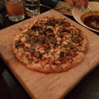 Wild Mushroom Flatbread Pizza · 