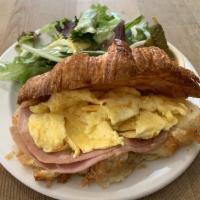 Ham & Gruyere Croissant · With whole grain mustard