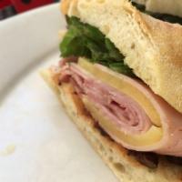 Ham and Cheddar Sandwich · 
