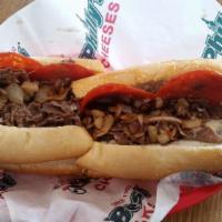 Pepperoni Cheesesteak · Our cheesesteak with pepperoni.