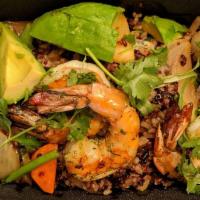 Grilled Shrimp & Avocado Bowl · 