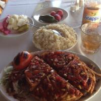 Lule Kebab · Minced meat with onion & seasoning.