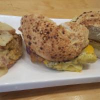 Egg and Cheese Bagel Sandwich · 
