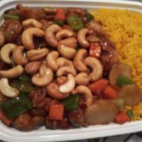 Chicken and Cashews Combo Dinner · 