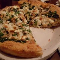 Spinach White Pizza · 