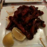 Boneless Spare Ribs · A cut of meat from the bottom section of the ribs.