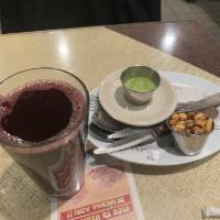 Chicha Morada · Jarra. Purple corn pitcher.