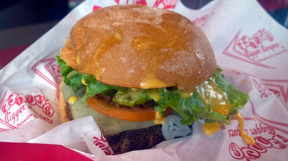Teddy's Bigger Burgers · Fast Food · Shakes · Dessert · Burgers · Sandwiches · Hamburgers