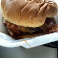 BBQ Bacon Theta Burger · 